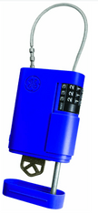 Úložiště klíčů s lankem Stor-A-Key 001948, modrá
