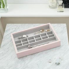 Stackers Box na šperky Blossom Pink Leather Small Accessories | růžová