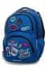 Školní batoh Dart Badges blue
