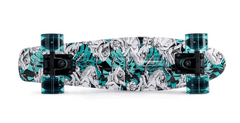 Movino Pennyboard Chameleon (DoublePrint) se svítícími LED kolečky, 56 cm S-163