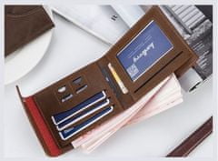 Baellerry Pánská kožená peněženka Leonard, světle hnědá