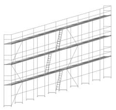 73 - Sada nového rámového lešení - 227 m2