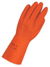 Mapa Professionnel Pracovní rukavice Harpon 321 - pracovní rukavice z přírodního latexu se zesílenou přilnavostí Barva: Oranžová, Velikost rukavic: 8 - 8,5 L