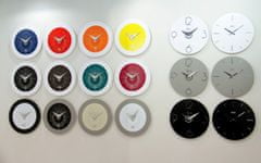 IncantesimoDesign Designové nástěnné hodiny I501GR grey IncantesimoDesign 40cm