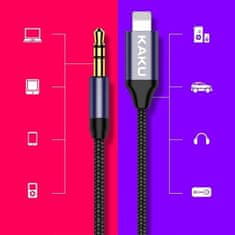 Kaku KSC-427 audio kabel USB-C / 3.5mm jack 1m, černý