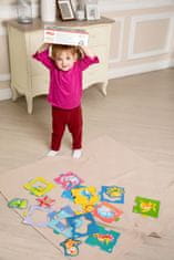 Farfarland Velké podlahové puzzle - "Vodní svět". Vzdělávací hračky rozvíjí pozornost, pozorování a motorické dovednosti. Skládačky pro děti 