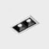 KOHL-Lighting NSES zapuštěné svítidlo s rámečkem 75x45 mm bílá-černá 4 W CRI 90 2700K Non-Dimm