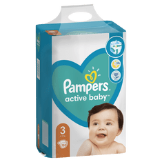 Pampers Active Baby Plenky Velikost 3, 152 Plenek, 6–10 kg