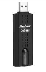 Rebel Tuner externí USB DVB-T2 REBEL KOM1060, H.265 HEVC