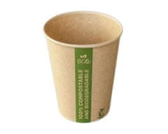 ECO cups Bio papírový kelímek na horký nápoj ECO CUP hnědý 300 ml (12 oz), 500ks