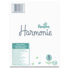 Pampers Harmonie Velikost 5, 132 Plenky, 11kg-16kg