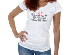 Divja Narozeninové tričko k 20 pro ženu SK - velikost M