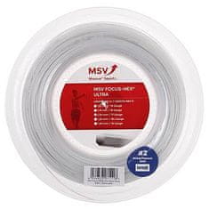 MSV Focus HEX Ultra tenisový výplet 200 m bílá Průměr: 1,25