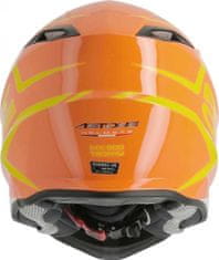 ASTONE Moto přilba MX800 TROPHY oranžová + 2 ks brýle ARNETTE zdarma XL