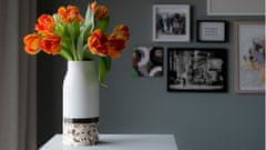 REMEMBER® Dekorativní váza z porcelánu, velký keramický květináč pro obývací pokoj