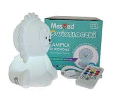 MesMed přenosná dětská lampička, lvíče - barevná