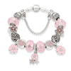 Elegantní náramek A´la PANDORA - 5 Pink: Symbol půvabu a krásy!