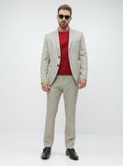 Selected Homme Béžové oblekové slim fit kalhoty Selected Homme Maze Saint 44