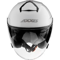 AXXIS HELMETS Otevřená helma AXXIS MIRAGE SV ABS solid bílá lesklá S - XS