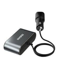 DUDAO R1Pro autonabíječka 2x USB / 3x Splitter, černá