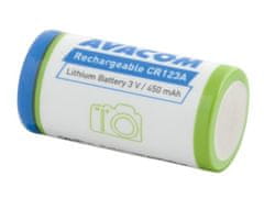 Avacom Nabíjecí fotobaterie Avacom CR123A 3V 450mAh 1.35Wh