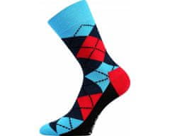 Lonka barevné společenské ponožky Woodoo MIX B (3 páry v balení), 43-46