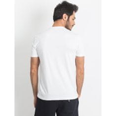 TOMMYLIFE Bílé pánské tričko s nápisem TOMMY LIFE 298-TS-TL-87282.05X_327379 S