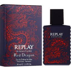 Replay Signature Red Dragon Man - EDT 30 ml