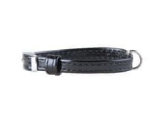 Collar Obojek kožený Brilliance - černý bez zdobení (18-21cm/9mm)