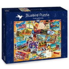 Blue Bird Puzzle Americké pohlednice 1000 dílků