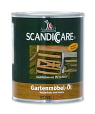 Scandiccare Olej na zahradní nábytek 1 l - olej na ošetření dřevěného zahradního nábytku