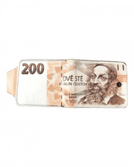 Dailyclothing Peněženka s motivem bankovky - 200Kč 705
