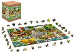 Wooden city Dřevěné puzzle Zahrada o páté 2v1, 1010 dílků EKO