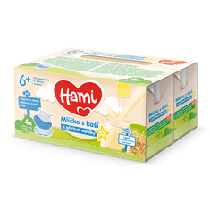 Hami mlíčko s kaší s příchutí vanilky 3x (4x250ml)