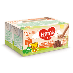 Hami mlíčko s kaší s příchutí gurmánské čokolády 3x (4x250ml)