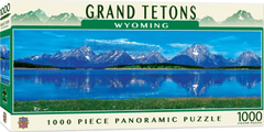 MasterPieces Panoramatické puzzle Grand Tetons National Park, Wyoming 1000 dílků