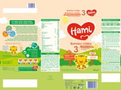 Hami 3 s příchutí vanilky 5x 600g