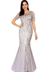 Ever Pretty dámské šaty EP7707-1 stříbrná