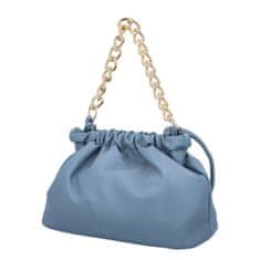 Nepřehlédnutelná menší dámská koženková kabelka Barbii, modrá