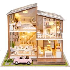 HABARRI Miniatura domečku DIY LED, kreativní sada