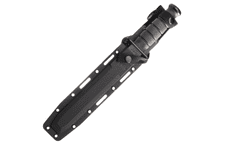 KA-BAR® 1245 Black Tanto Knife taktický nůž 20,2cm, černá, Kraton, plastové pouzdro