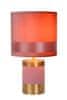  Stolní lampa Frizie Pink, průměr 18cm