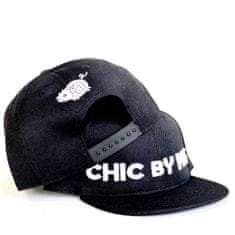 Chic By Pig Original Snapback, černá čepice s rovným kšiltem, 1-3 roky