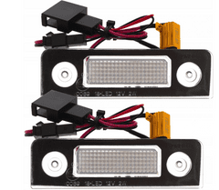 CO2 Sada 2ks LED SPZ, AutoTune, pro Škoda Octavia II FL, Škoda Roomster I (5J) L0013