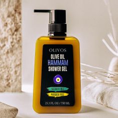OLIVOS Sprchový gel s extra panenským olivovým olejem a vůní "Hammam" 750 ml
