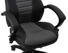 Hawaj Kancelářská židle Racing Deluxe šedo-černé