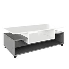 Falcon Konferenční stolek Mora - bílá/grafit