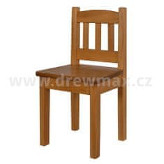 Artspect Jídelní židlička dětská z masivní borovice v.56cm - Dub
