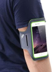 Mobilly sportovní pouzdro na ruku pro mobilní telefon do 6.4", zelená