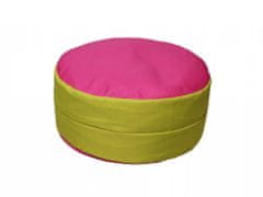 NEON sedací polštář 50 x 20 cm Růžová Limetka